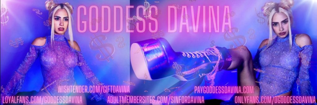 Goddess Davina banner